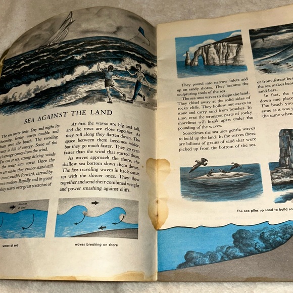 Vintage 1973 Golden Press Exploring Earth Oceanography Book, Paperback - Picture 5 of 14
